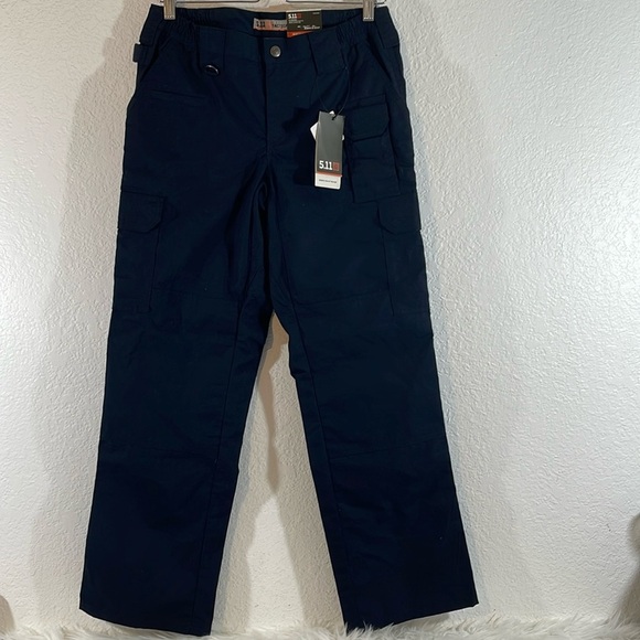 5.11 TACTICAL WOMEN'S TACLITE PRO RIPSTOP PANT SIZE 8 REGULAR NAVY BLUE NEW - Picture 2 of 15